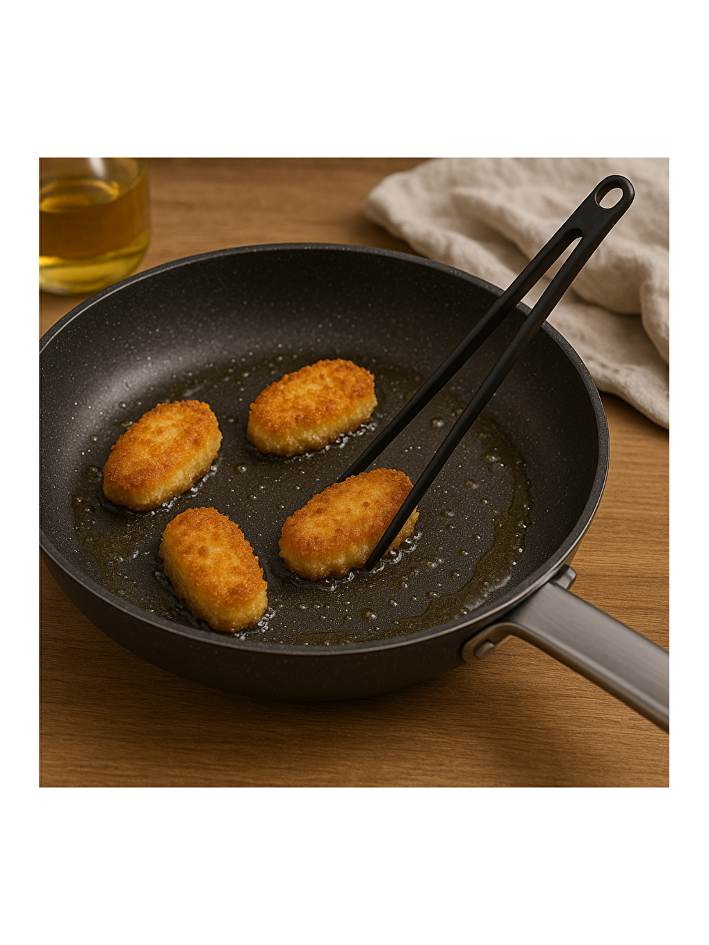 5'li Sarı Yanmaz Yapışmaz Silikon Düz Yassı Spatula Kaşık 3 Adet Siyah Metal ve Maşa 2 Adet-4