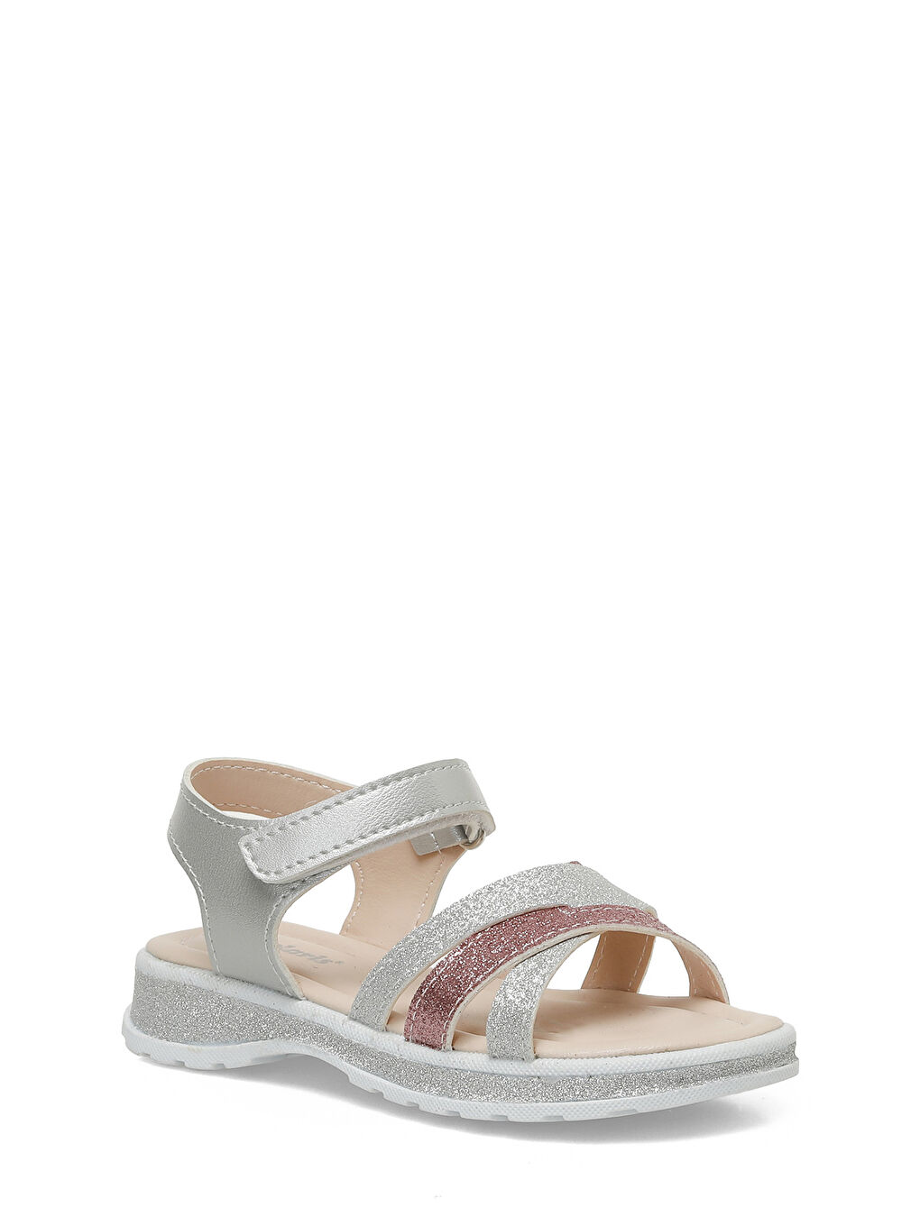 Gri NETIS.P5FX Gümüş Kız Çocuk Sandalet-1