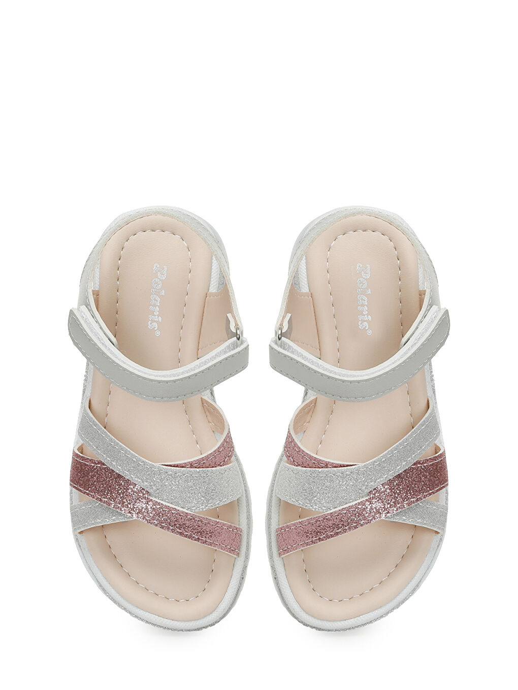 Gri NETIS.P5FX Gümüş Kız Çocuk Sandalet-3