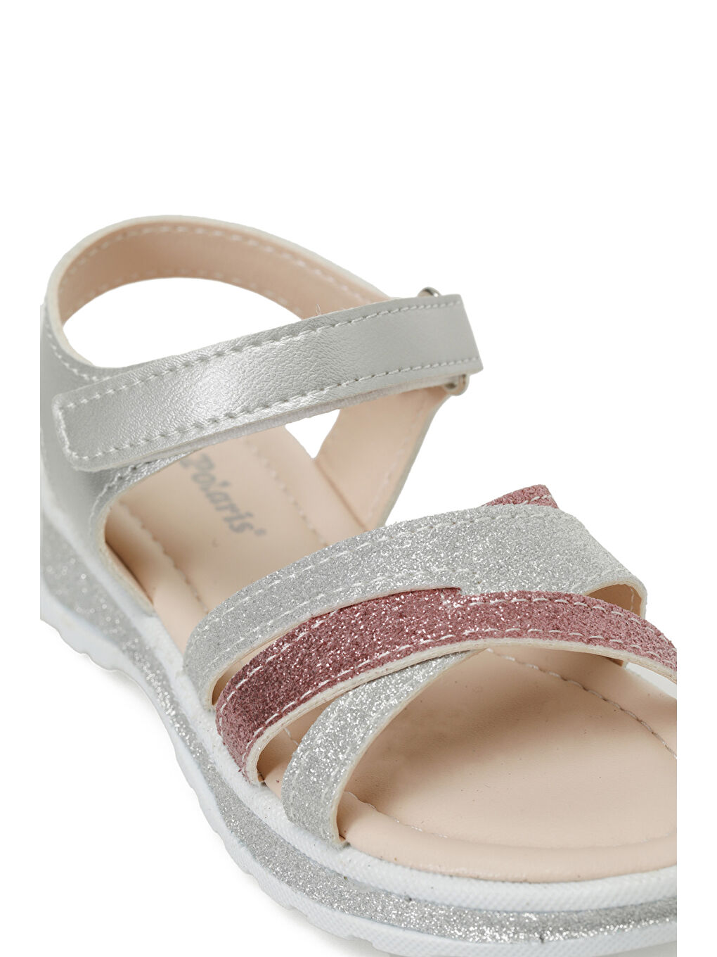 Gri NETIS.P5FX Gümüş Kız Çocuk Sandalet-6