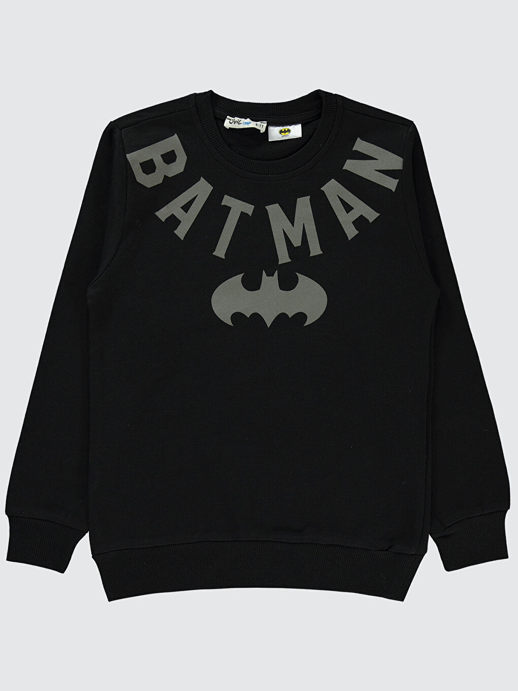 Civil Batman Erkek Çocuk Sweatshirt 10-13 Yaş Siyah