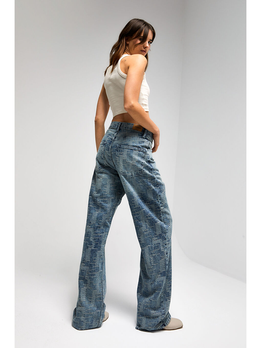 Mavi Kadın T.Kot Rengi 2w5-32 Loose Fit Özel Tasarım Kumaş %100 Pamuk Denim Jean-2