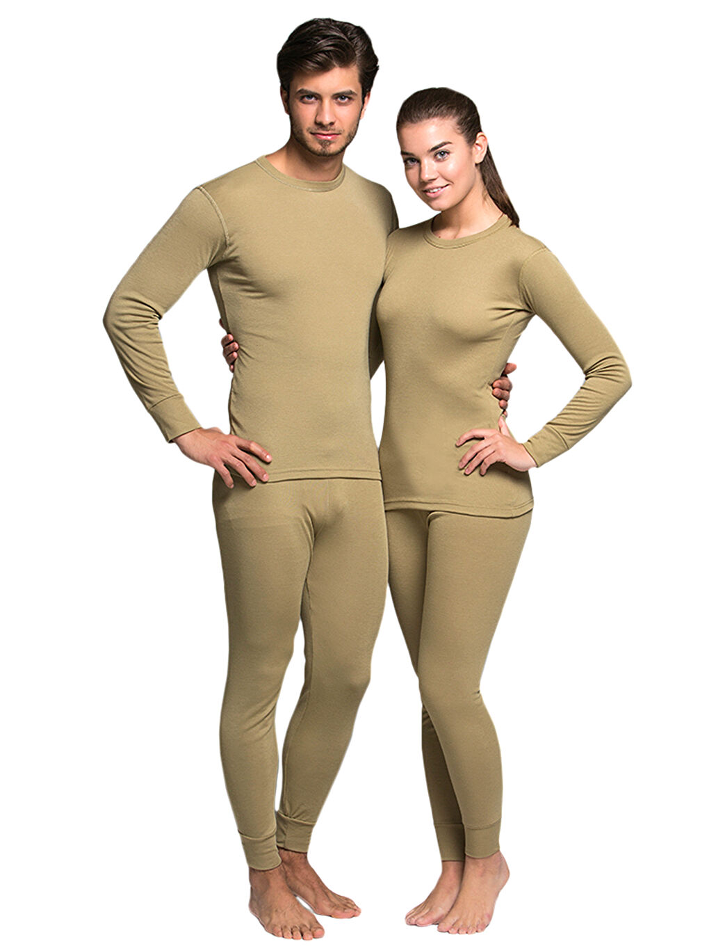 Bej Active Yetişkin Termal İçlik Set COYOTE