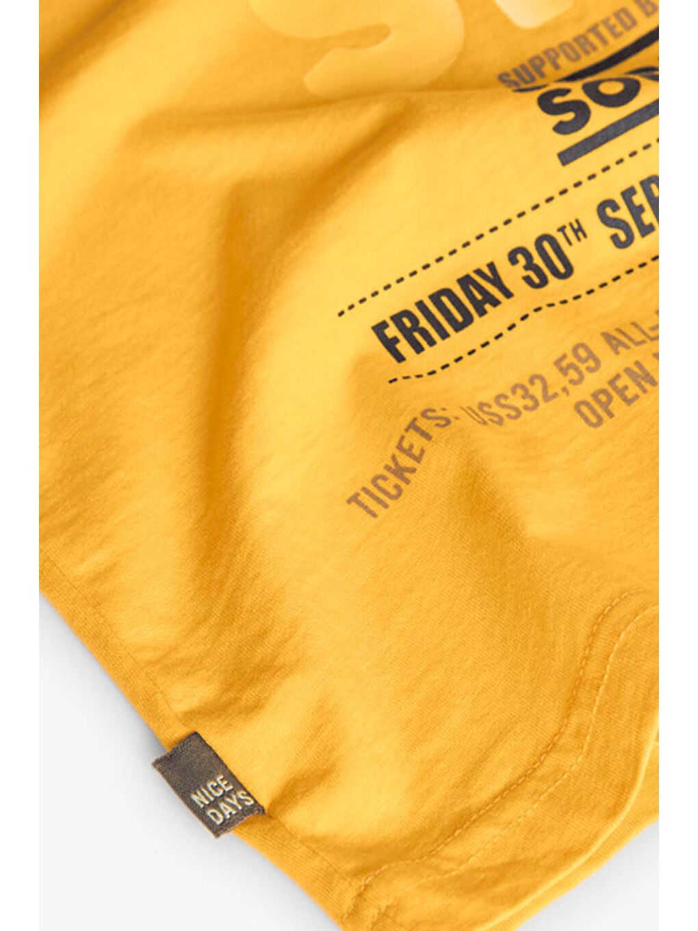 Sarı Erkek Çocuk Tshirt-3