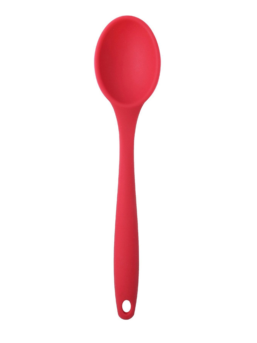 Karışık Büyük Boy Yanmaz Yapışmaz Silikon 4 Renkte Silikon Kaşık – Silikon Antrasit Kırmızı Mor Yeşil Kaşık-2