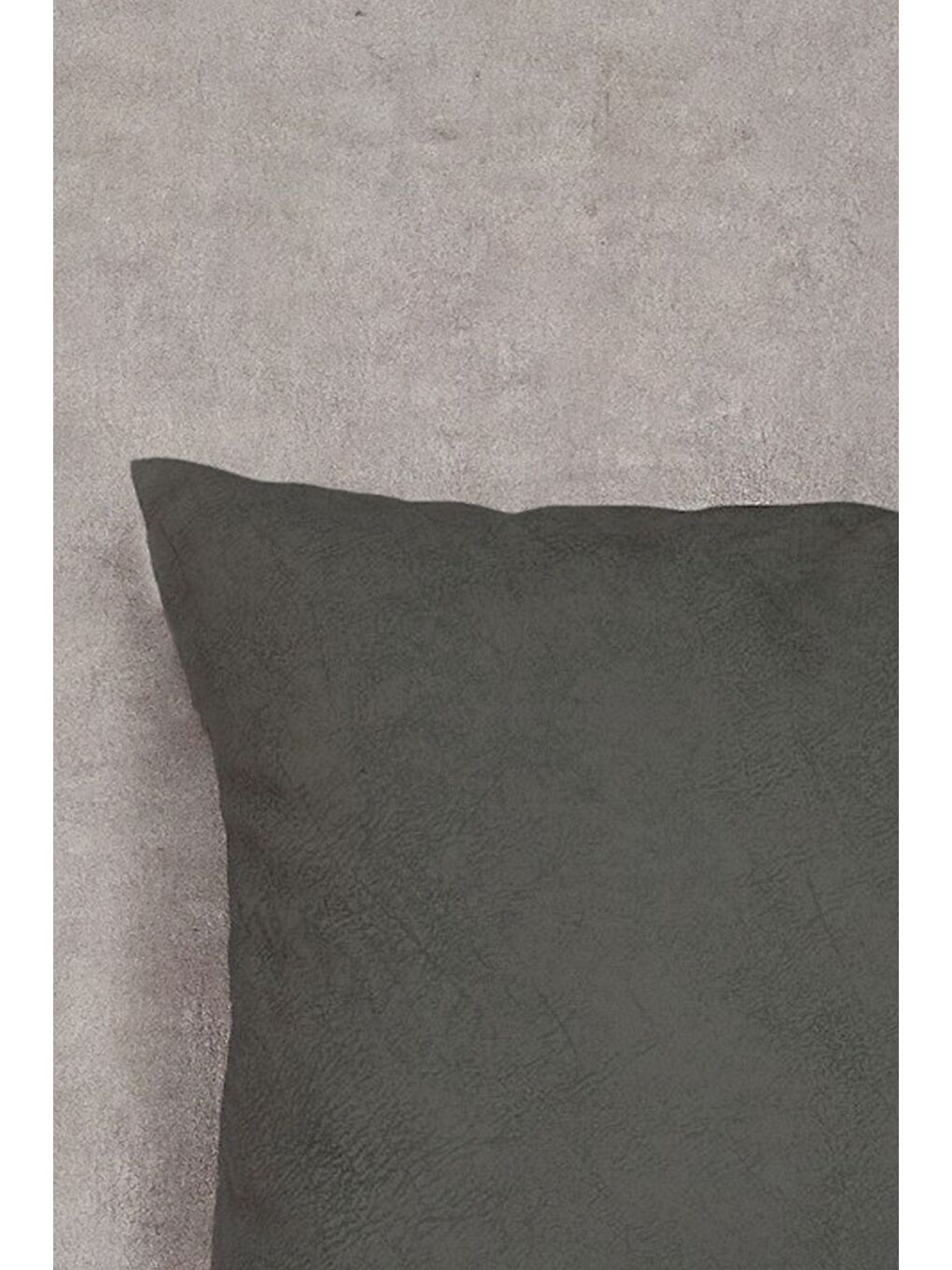 Koyu Gri Kırlent Kılıfı Dekoratif Kadifemsi Etnik Inta 702-1