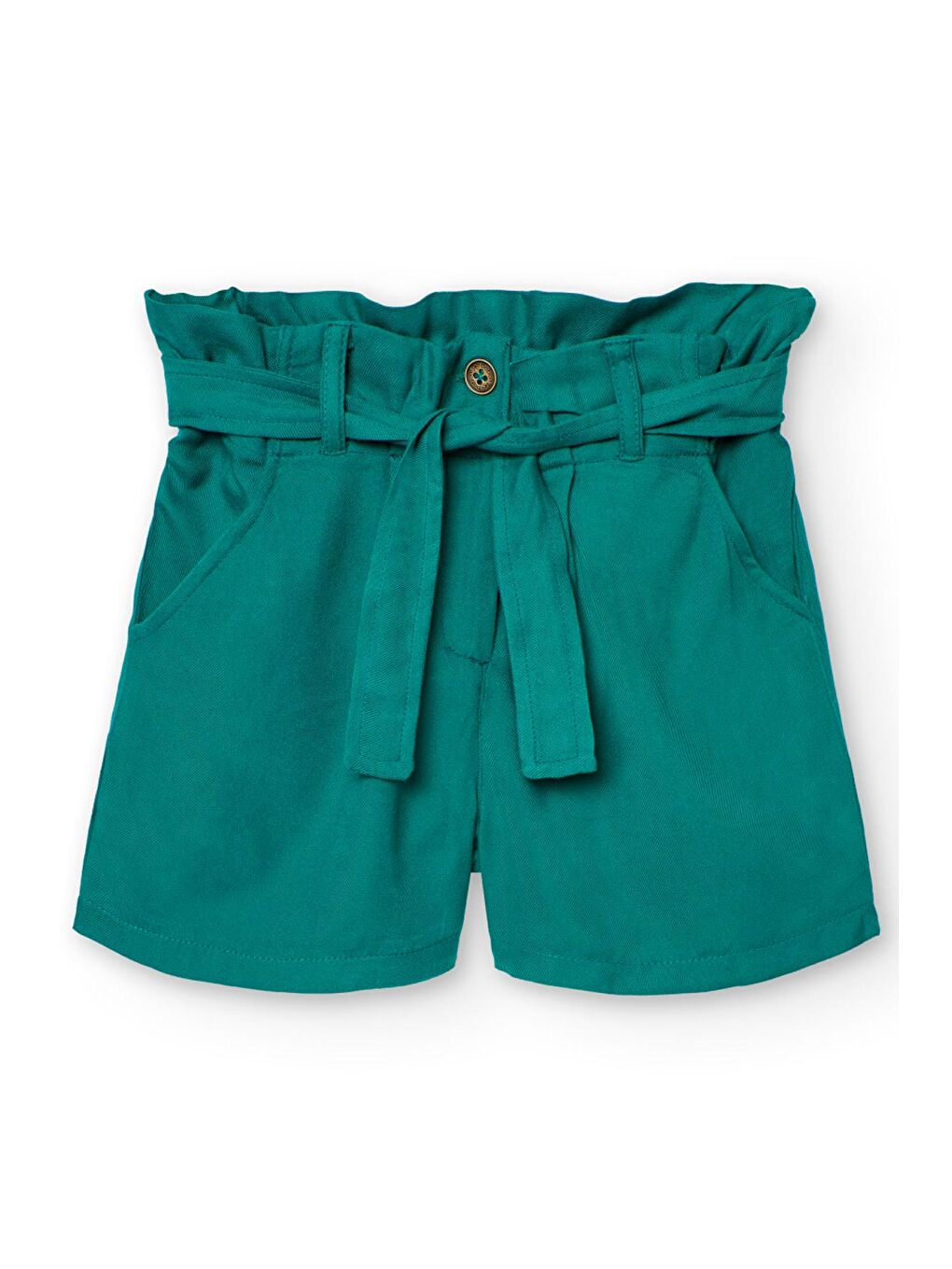 Yeşil Kız Çocuk Şort