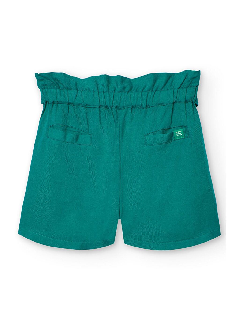 Yeşil Kız Çocuk Şort-1