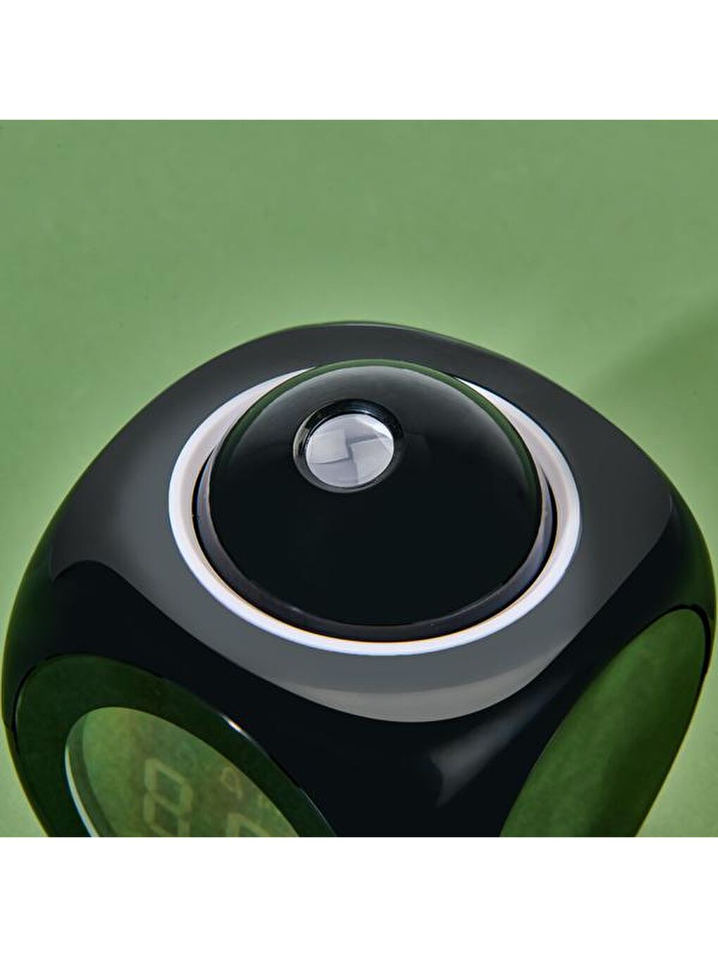 Siyah Deco Duvara Yansıtmalı Dijital Saat-2