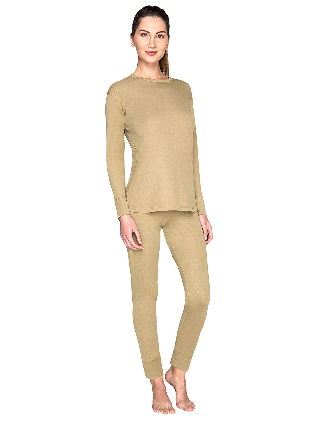 Bej Active Yetişkin Termal İçlik Set COYOTE-2