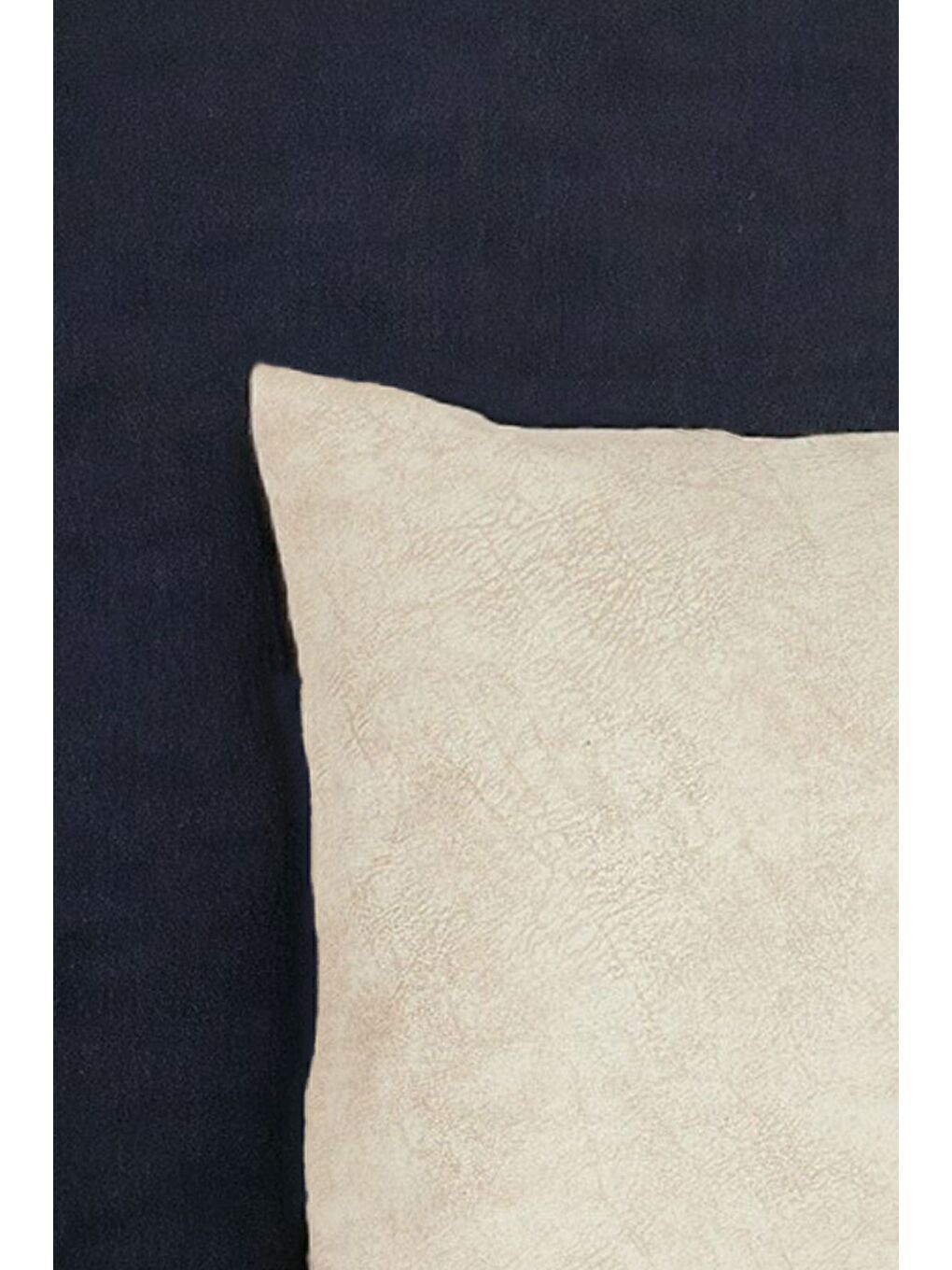 Ekru Krem Kırlent Kılıfı Dekoratif Kadifemsi Etnik Inta 101-1