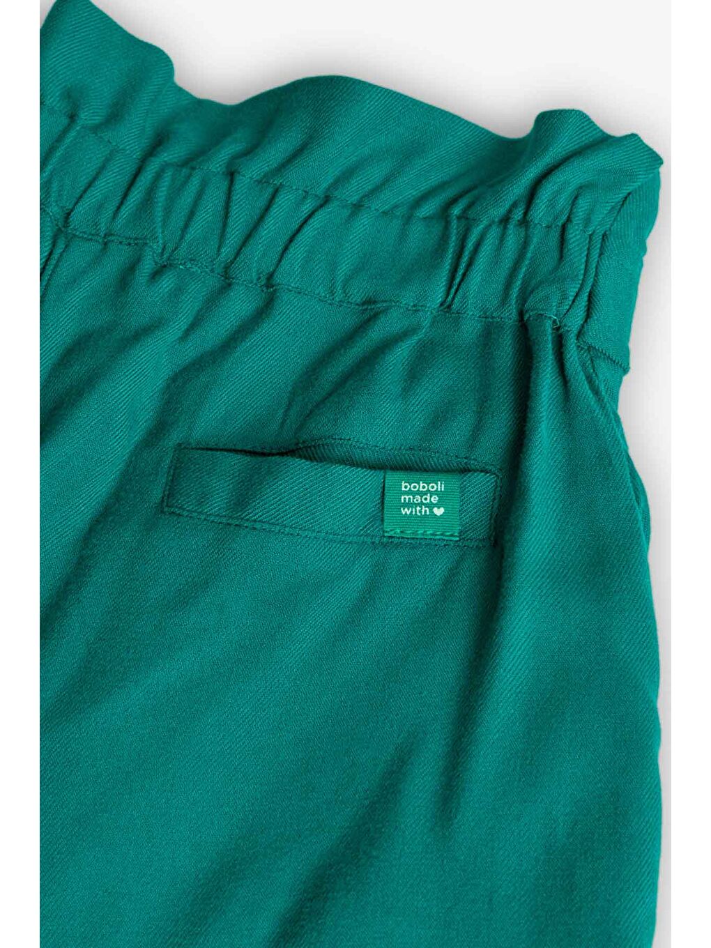 Yeşil Kız Çocuk Şort-3