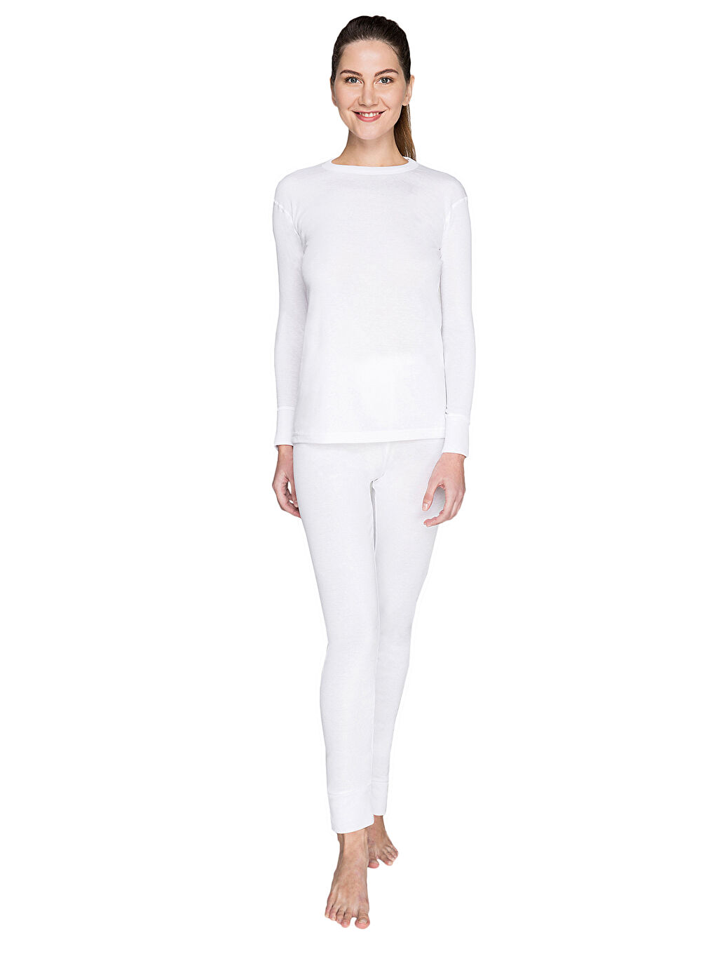 Beyaz Active Yetişkin Termal İçlik Set BEYAZ-2
