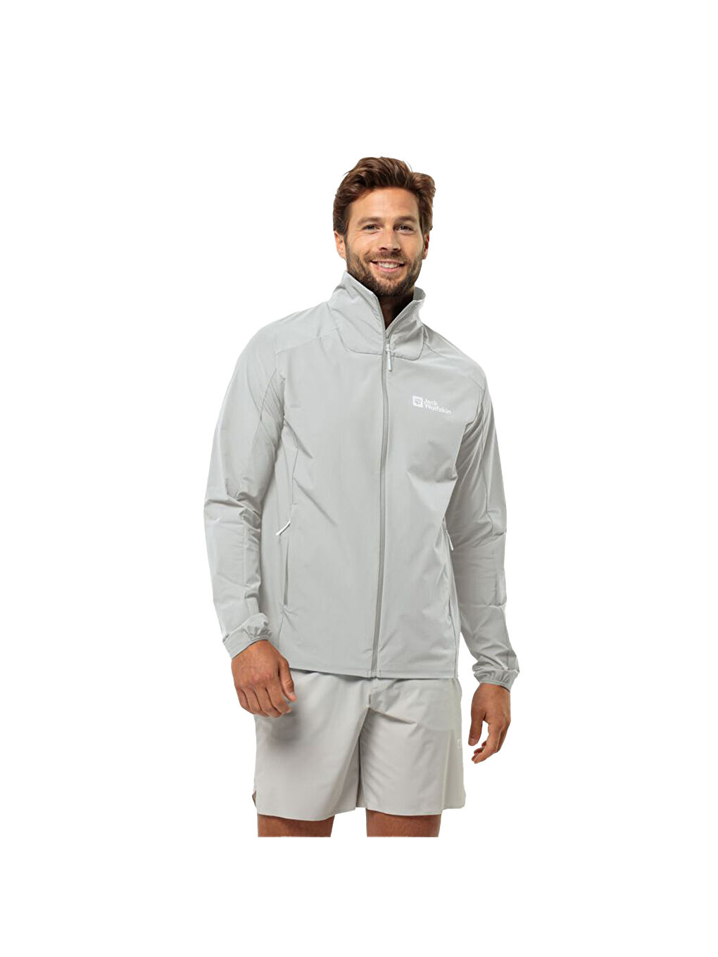 Gri Prelight Erkek Outdoor Ceketi-2