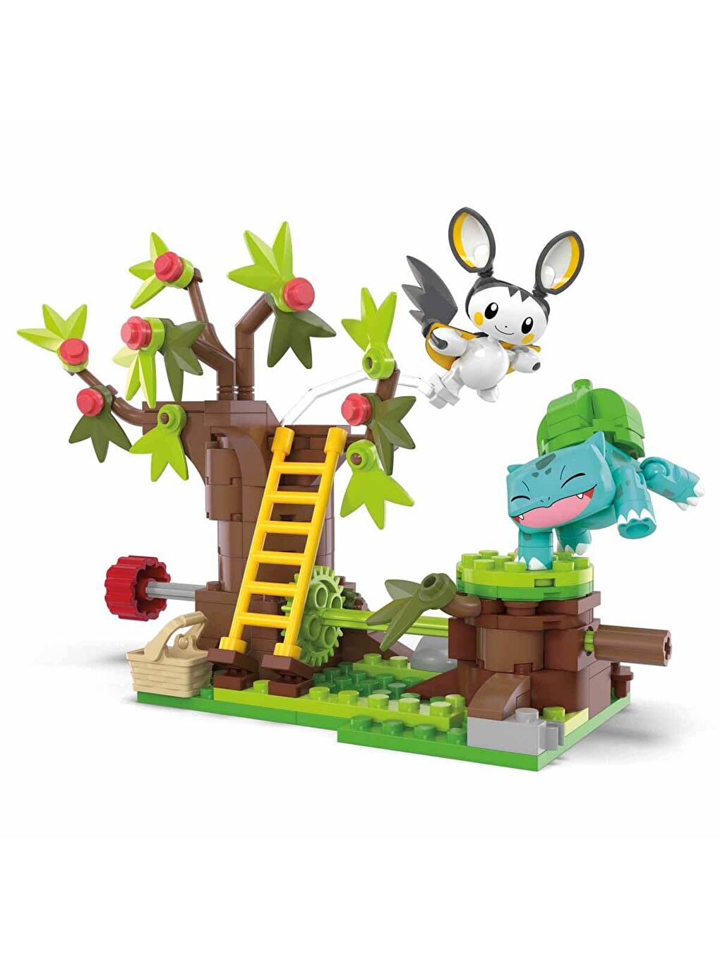 Mega Bloks Renksiz MEGA Pokemon Emolga ve Bulbasaurun Ormanı HTH69