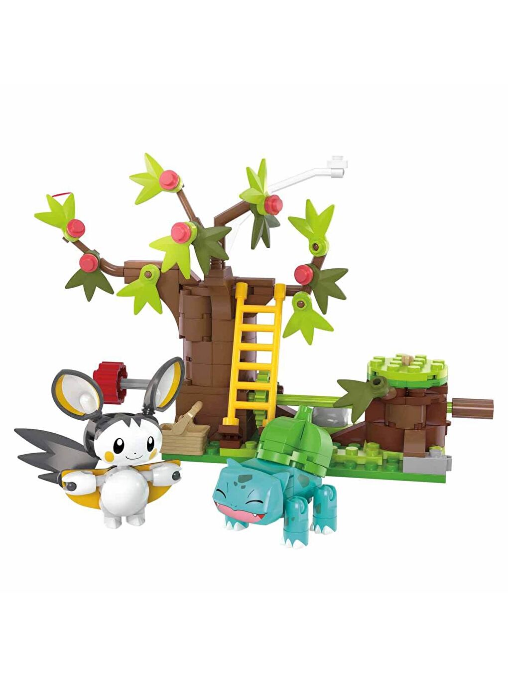 Mega Bloks Renksiz MEGA Pokemon Emolga ve Bulbasaurun Ormanı HTH69 - 1