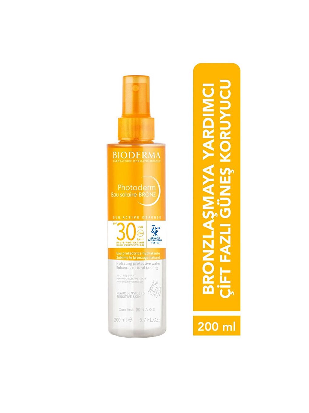 Photoderm Bronz Sun Protective Water Güneş Koruyucu SPF30 200 ml-1