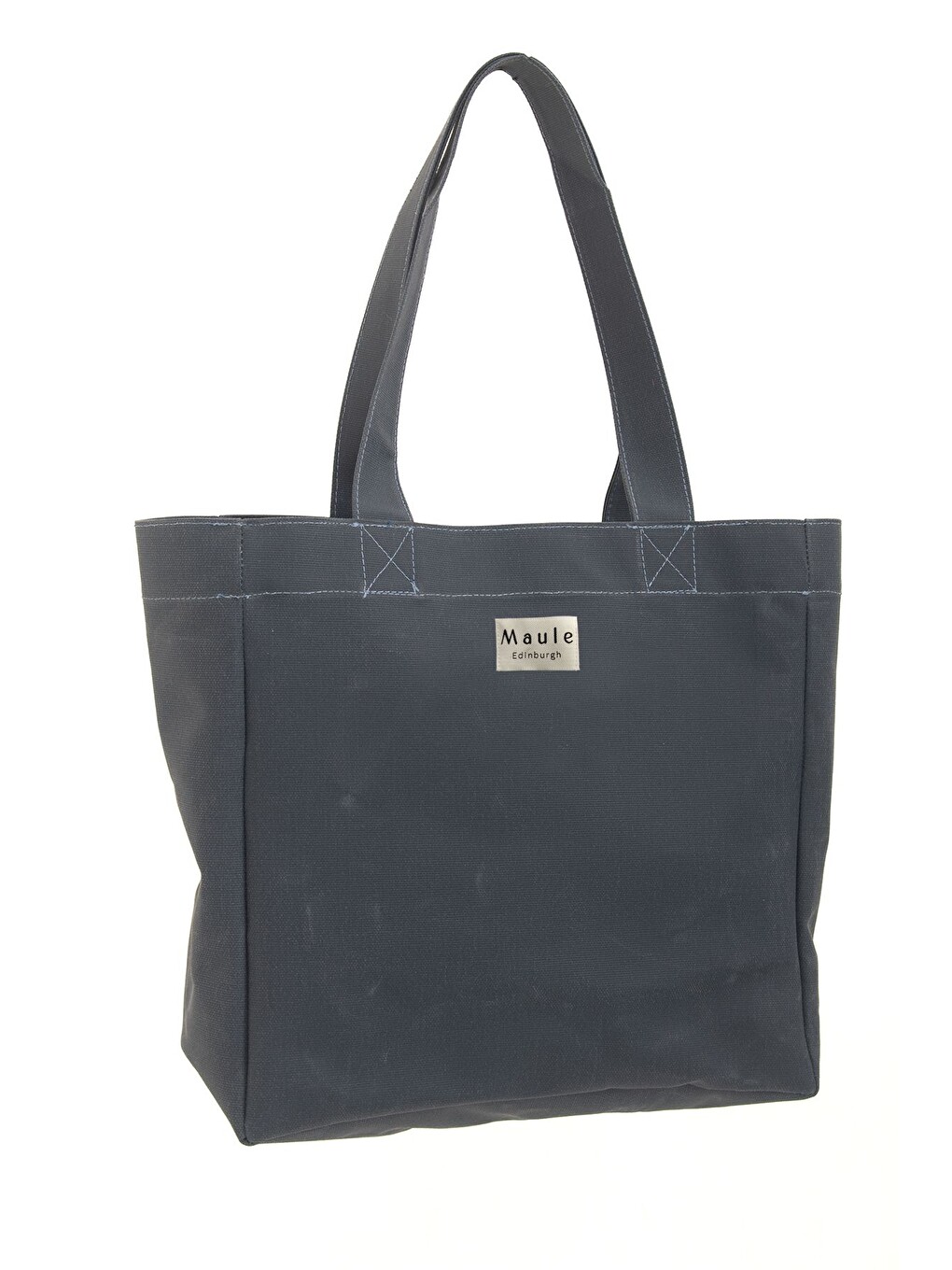İndigo Maule Ortaboy Mumlu Kanvas %100 Pamuk Kadın Omuz Çantası Tote Bag-1