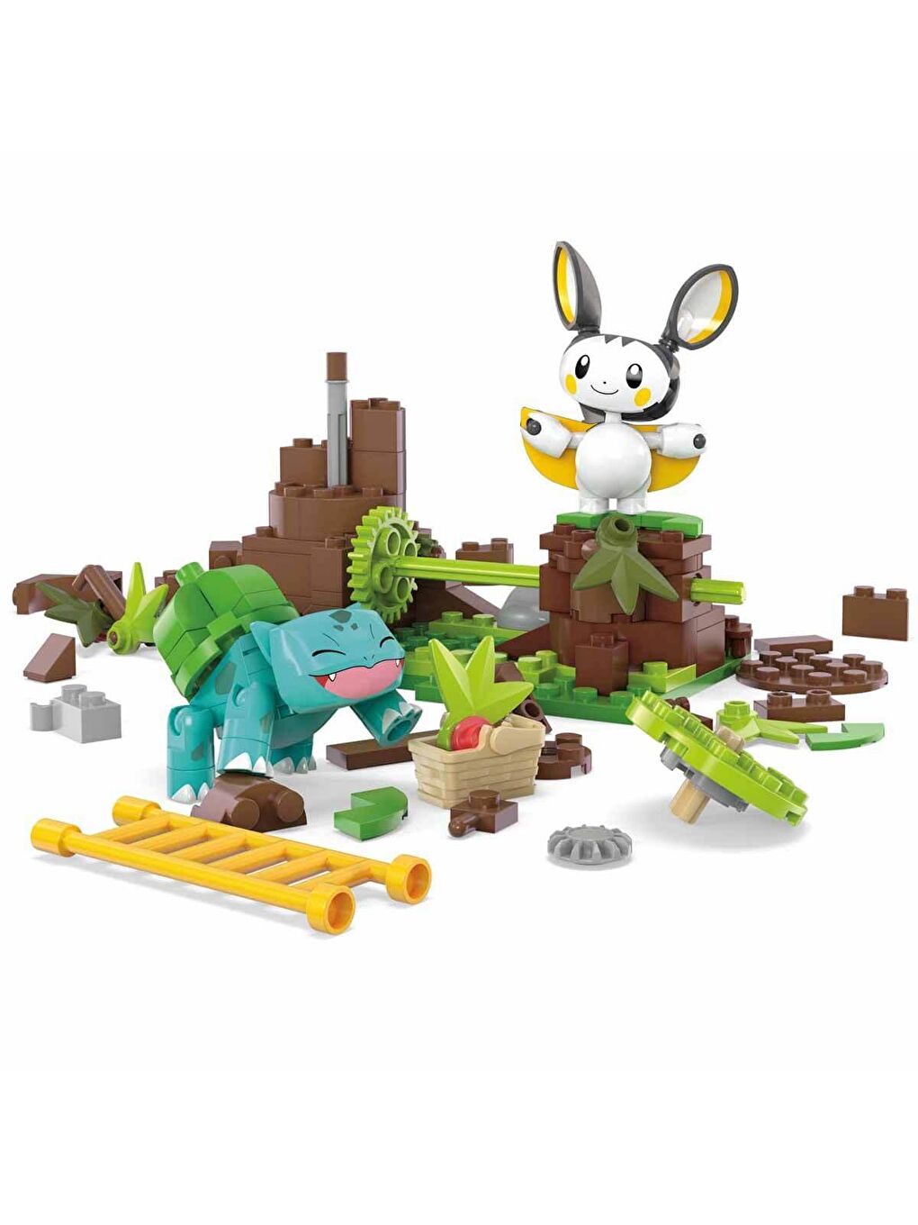 Mega Bloks Renksiz MEGA Pokemon Emolga ve Bulbasaurun Ormanı HTH69 - 2