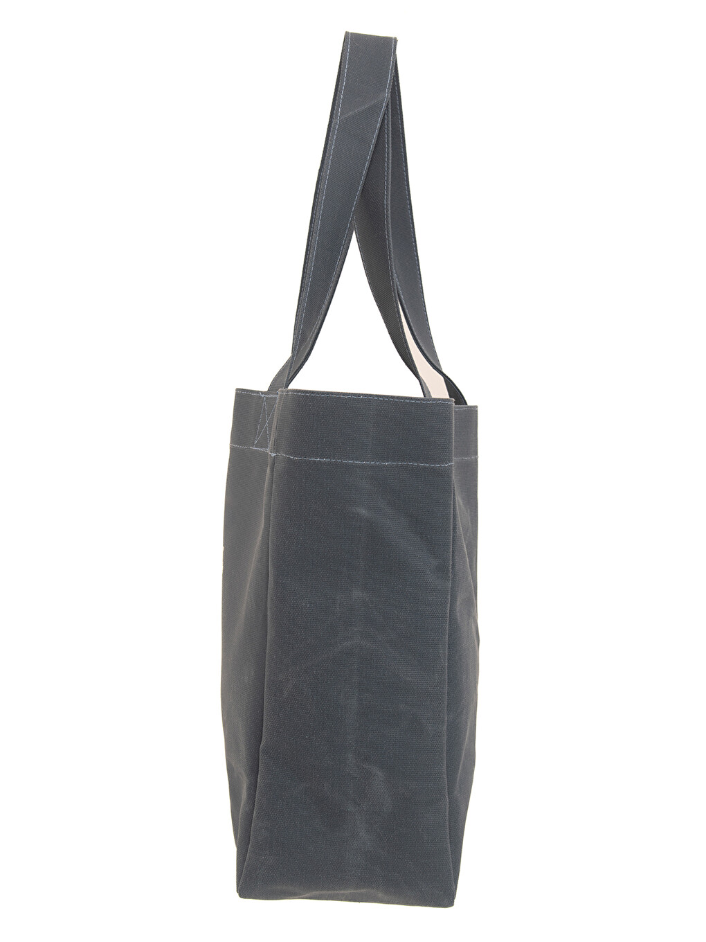 İndigo Maule Ortaboy Mumlu Kanvas %100 Pamuk Kadın Omuz Çantası Tote Bag-6