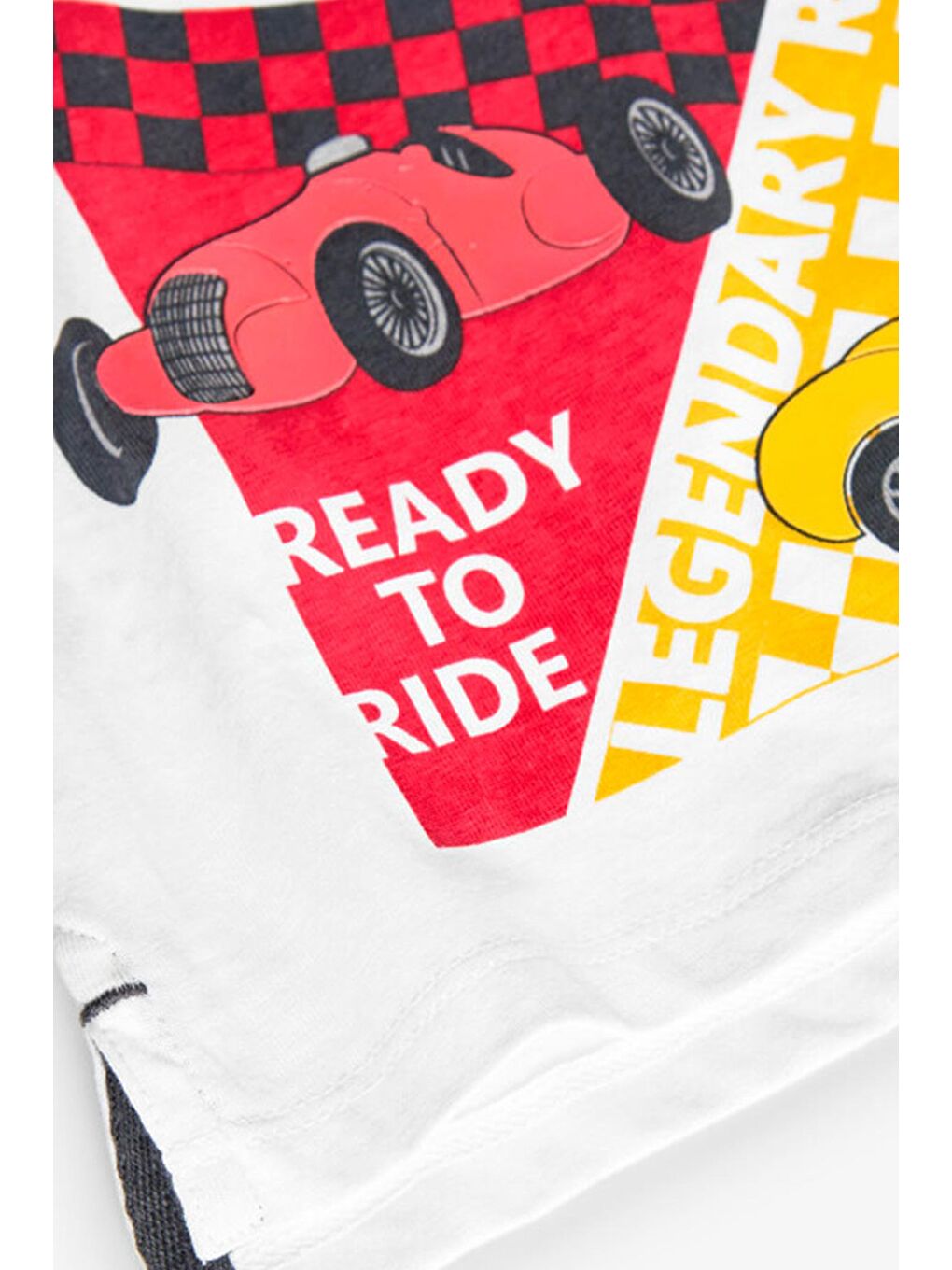 Karışık Araçlar Baskılı Erkek Çocuk Tişört-3