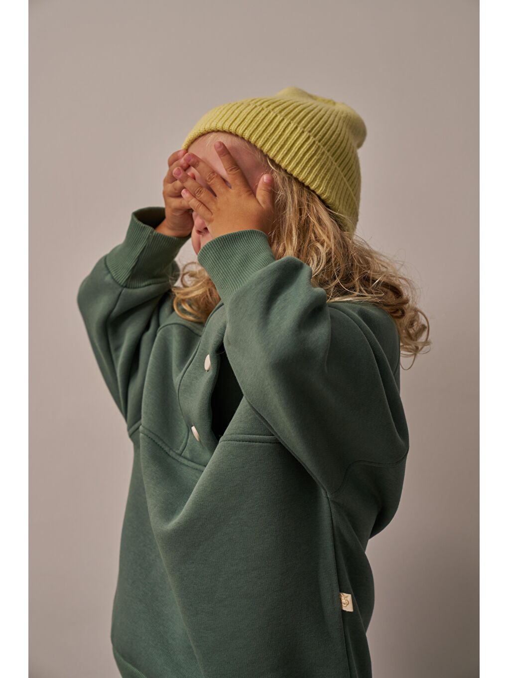 Haki Nefti Dik Yaka Eşofman Takım-3