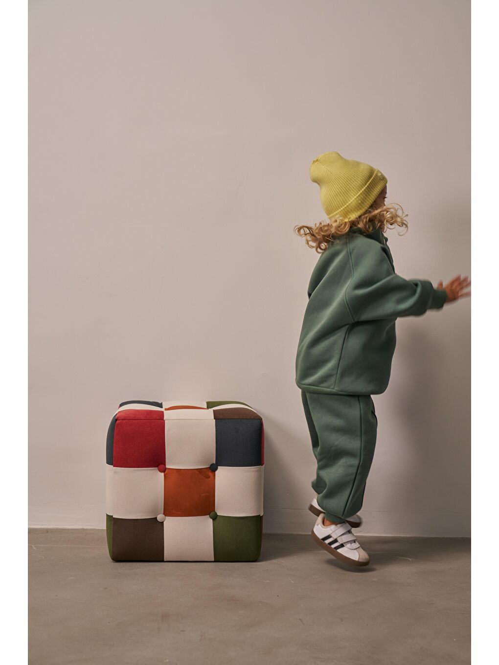 Haki Nefti Dik Yaka Eşofman Takım-6