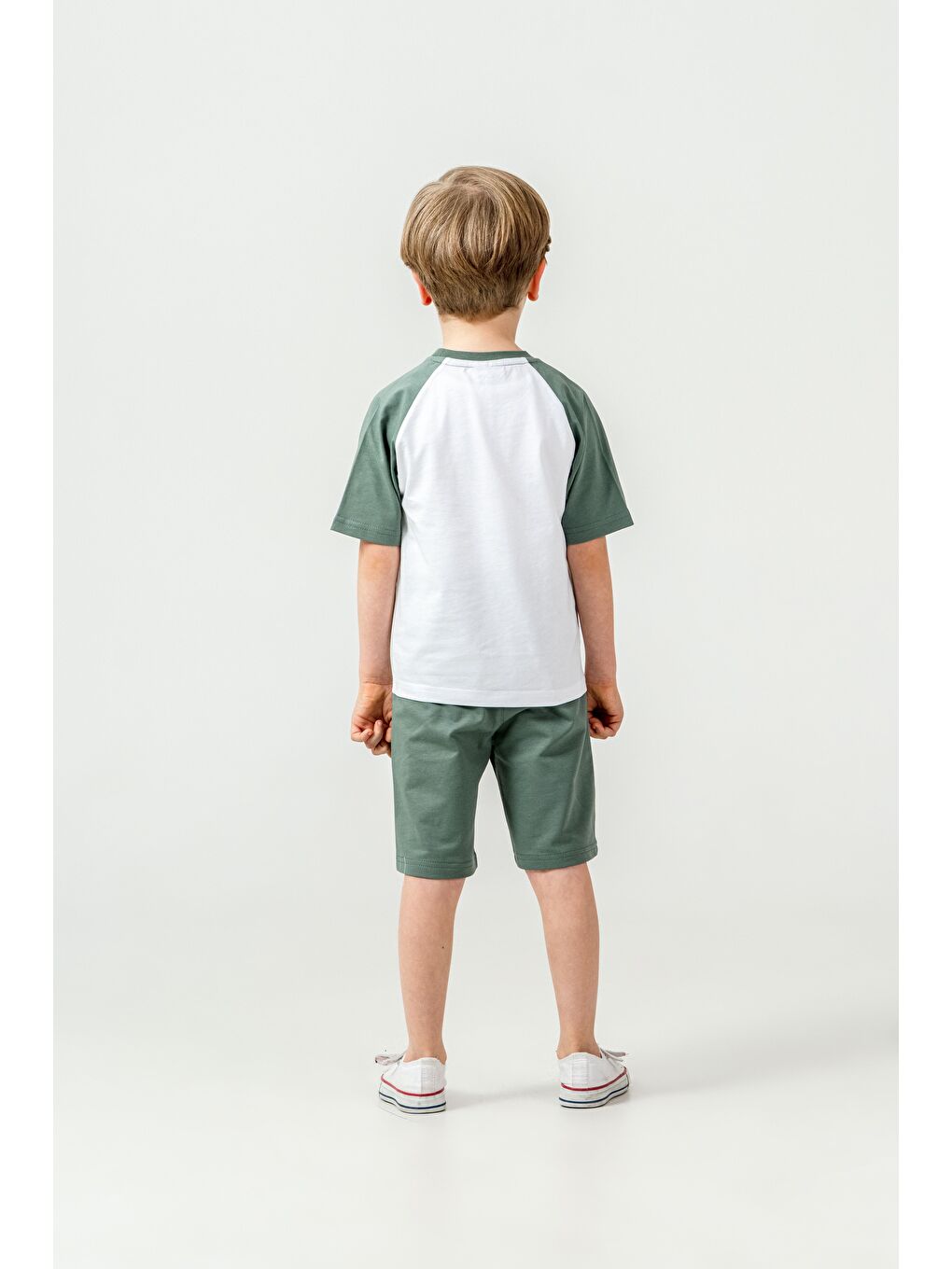 Yeşil Best Team Ever Basketball Champs Baskılı Erkek Çocuk Şort - Tişört Takımı-5