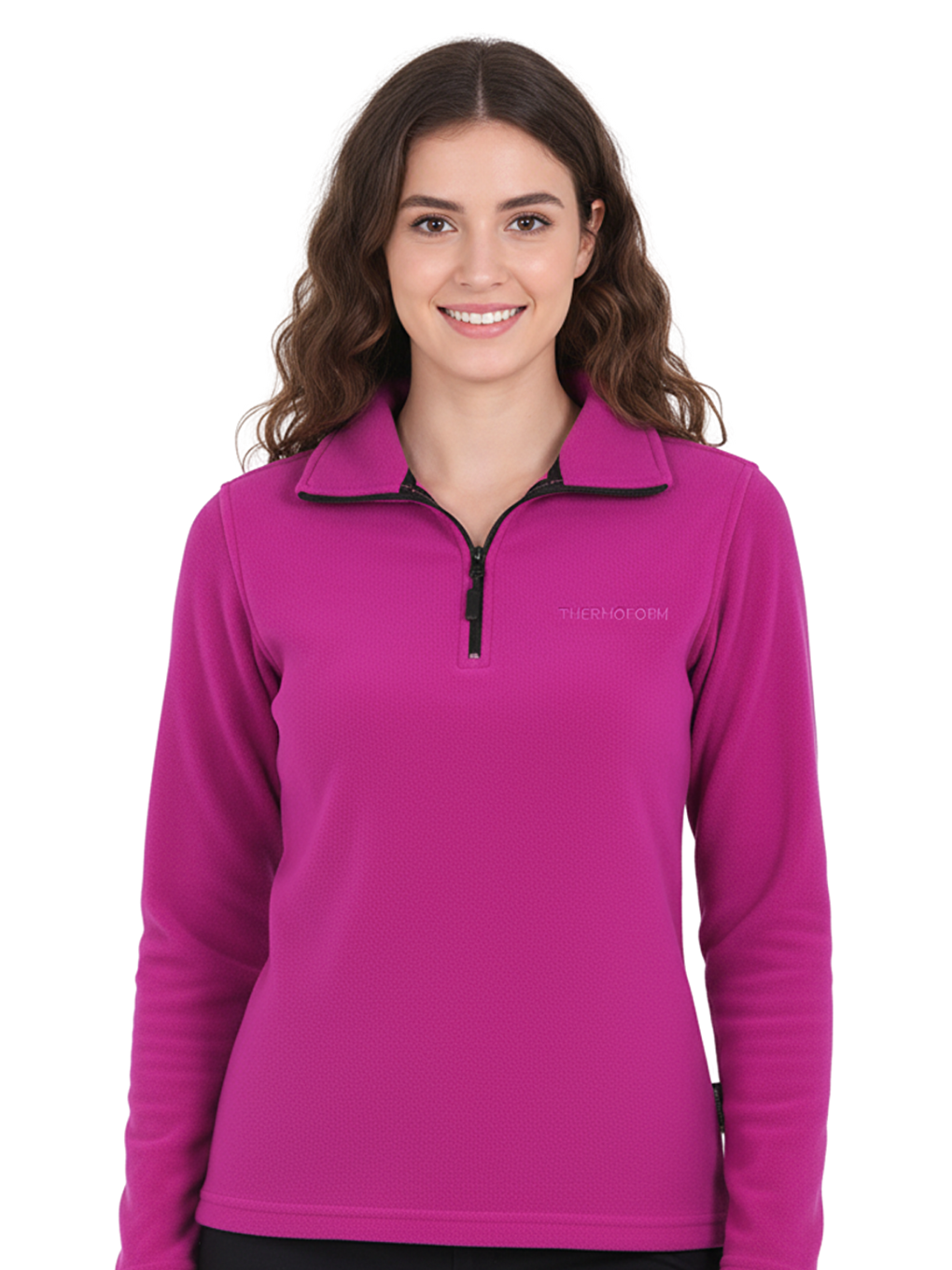 Fuşya Kadın Polar Kazak - Maksim 22 FUŞYA