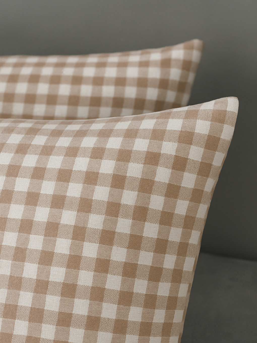 Bej Ranforce Vizon Tek Kişilik Nevresim Takımı-2