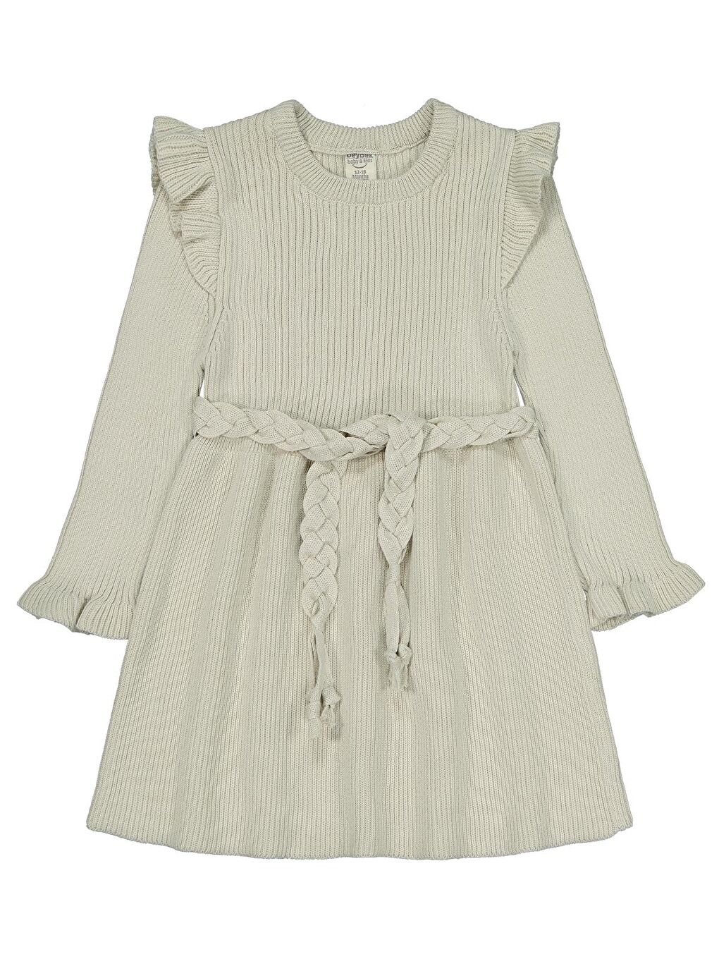 Beybek Triko 12-36 Ay Elbise - Yeşil 18-24 Ay