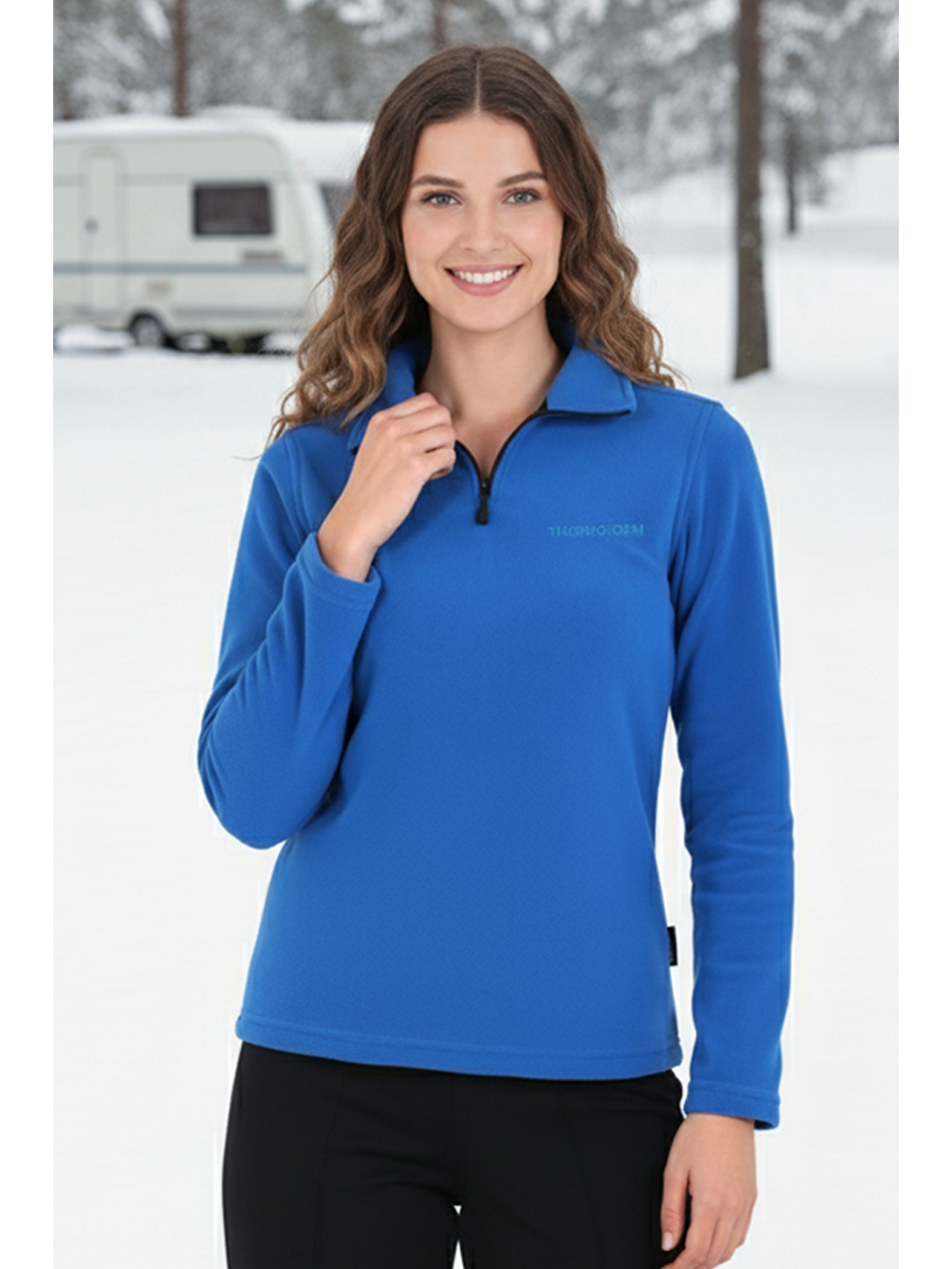 Mavi Kadın Polar Kazak - Maksim 22 MAVİ-1