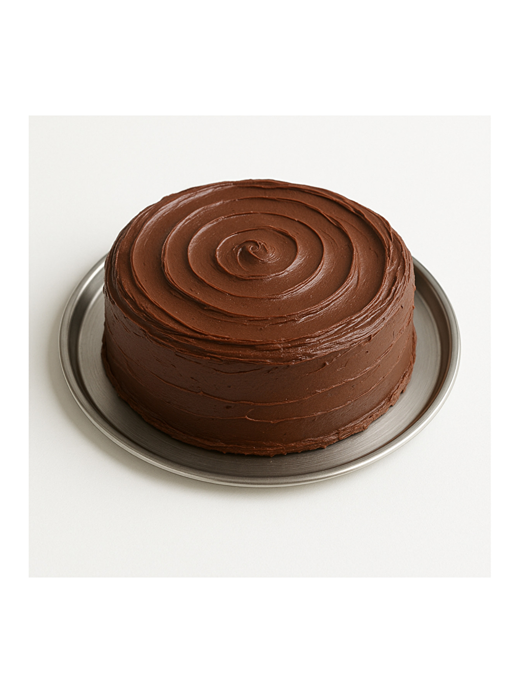 Gri Paslanmaz Çelik 6 Adet 21 cm Yuvarlak Servis Tabağı-1