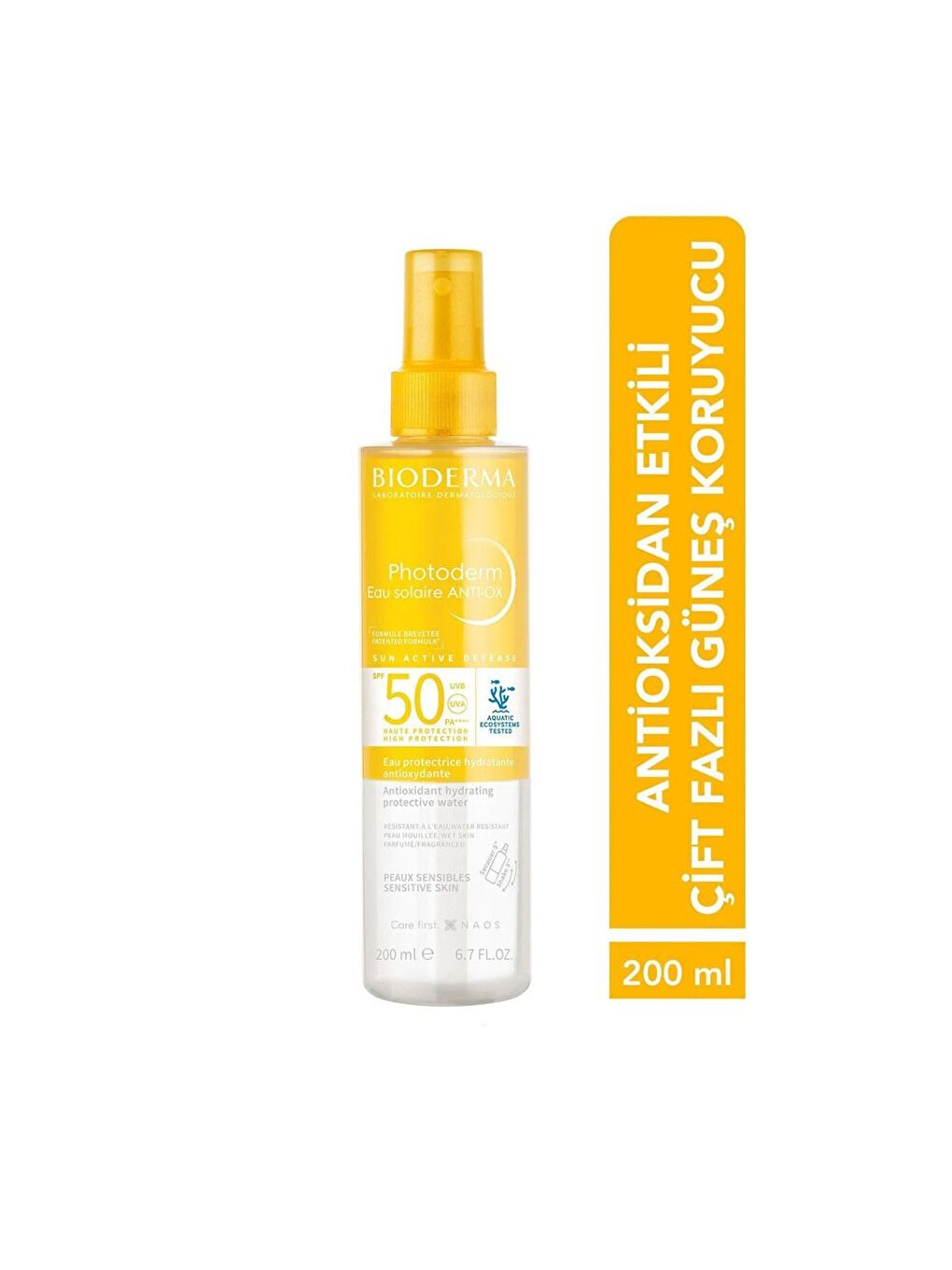 Photoderm Anti-Ox SPF50 Sun Protective Water Güneş Koruyucu 200 ml-1