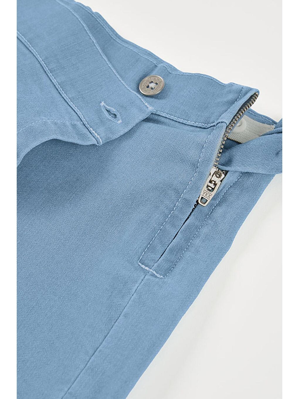 Denim Şort Etek 2-6 Yaş Mavi-4