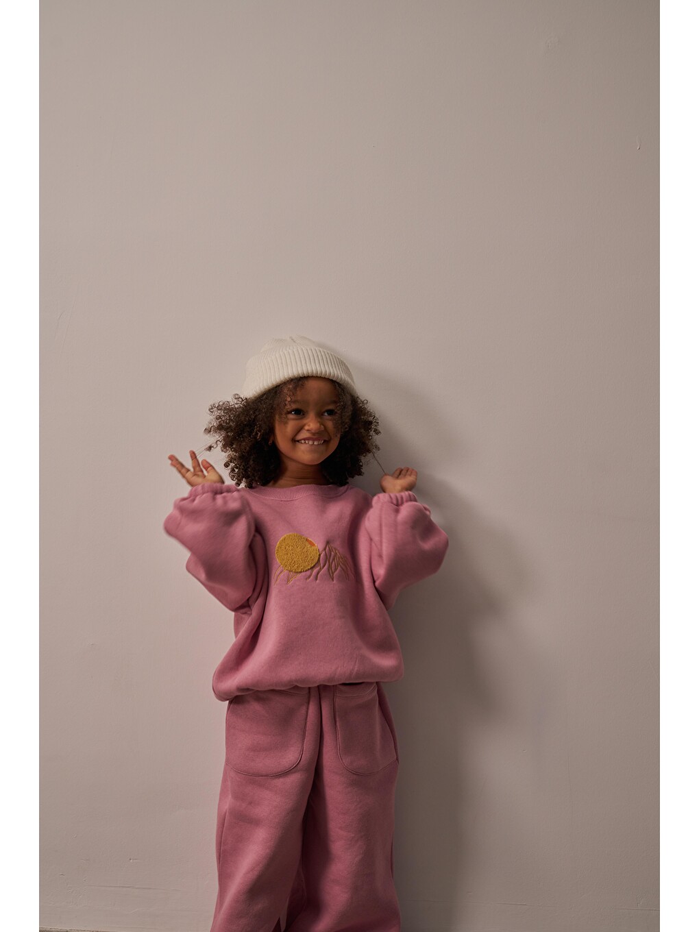 Pembe Soluk Gül TinyPeak Alt Üst Takım-8