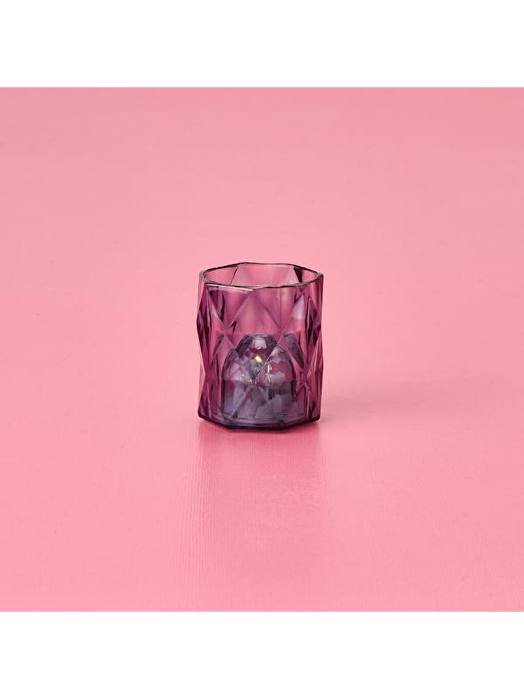 Mini Led Pilli Mum - Gri - 4,7x4,7x5,7 cm-1