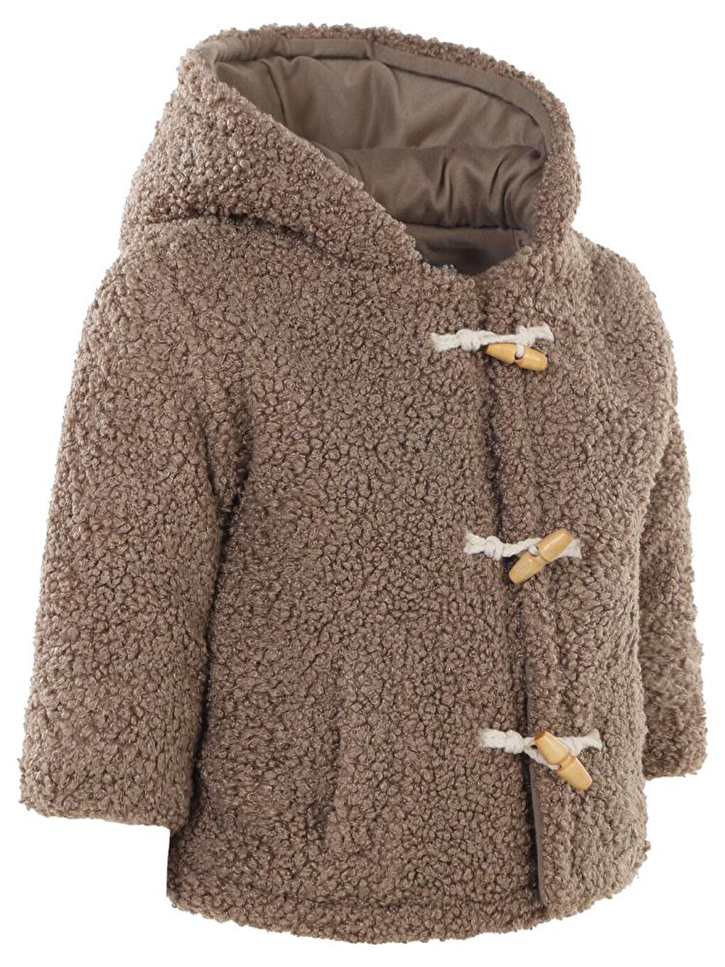 Kahverengi Baby Çoban Düğme 6-18 Ay Mont-2
