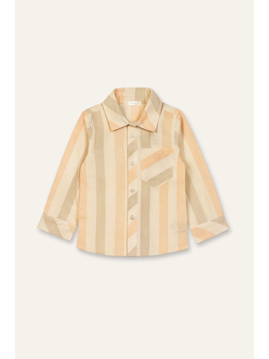 Erkek Çocuk Yelekli 3'Lü Takım  - Kahverengi-3