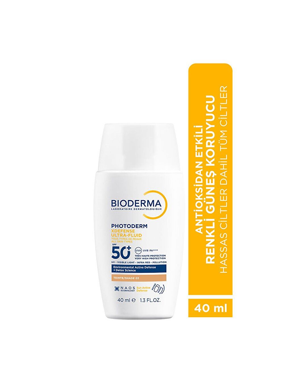 Photoderm XDefense Spf50+ Tüm Cilt Tipleri Antioksidan Etkili Renkli Güneş Kremi Golden 40-1