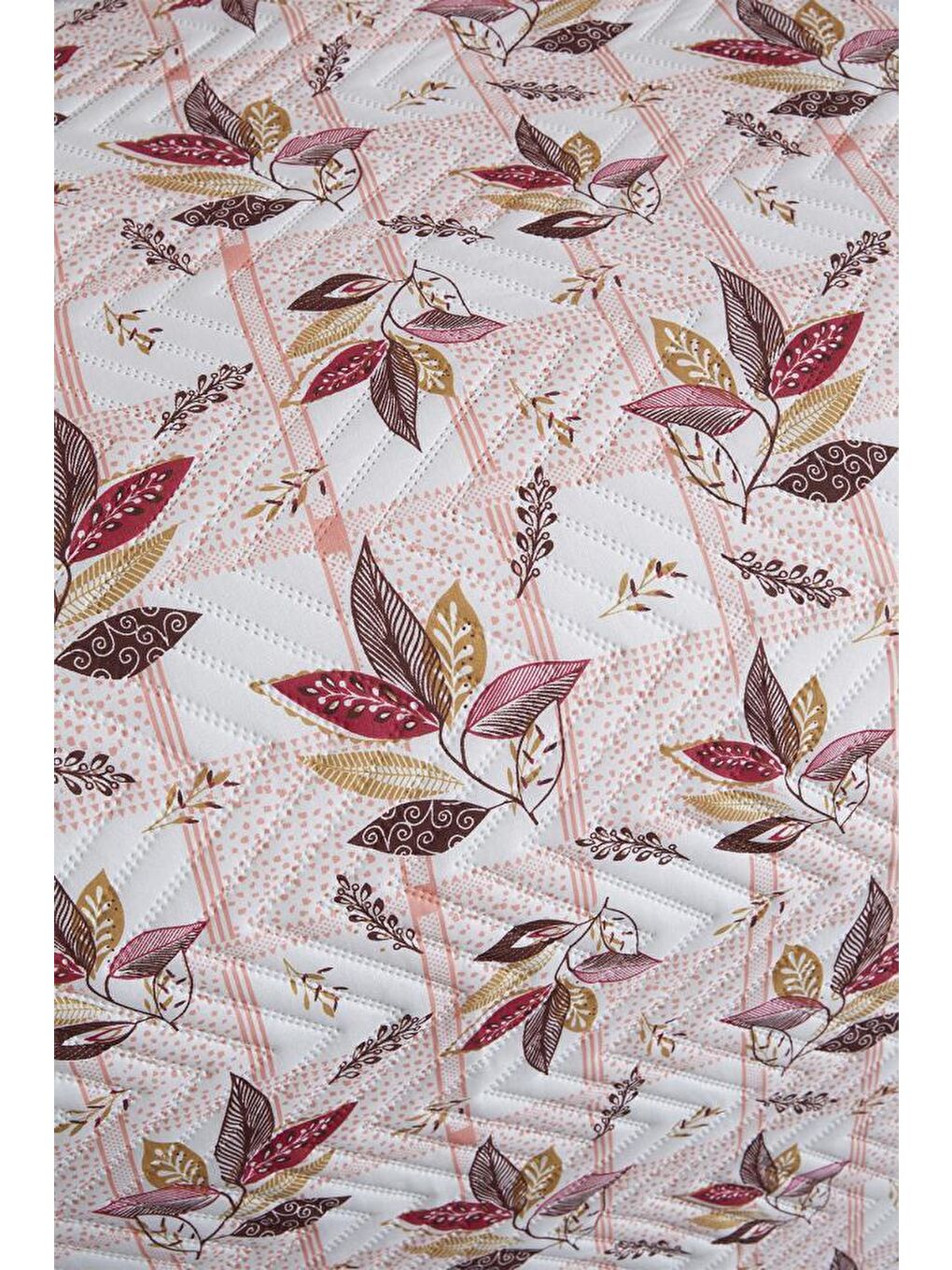 Karışık Ultrasonik Kapitoneli Zambak Çift Kişilik Yatak Örtüsü-4