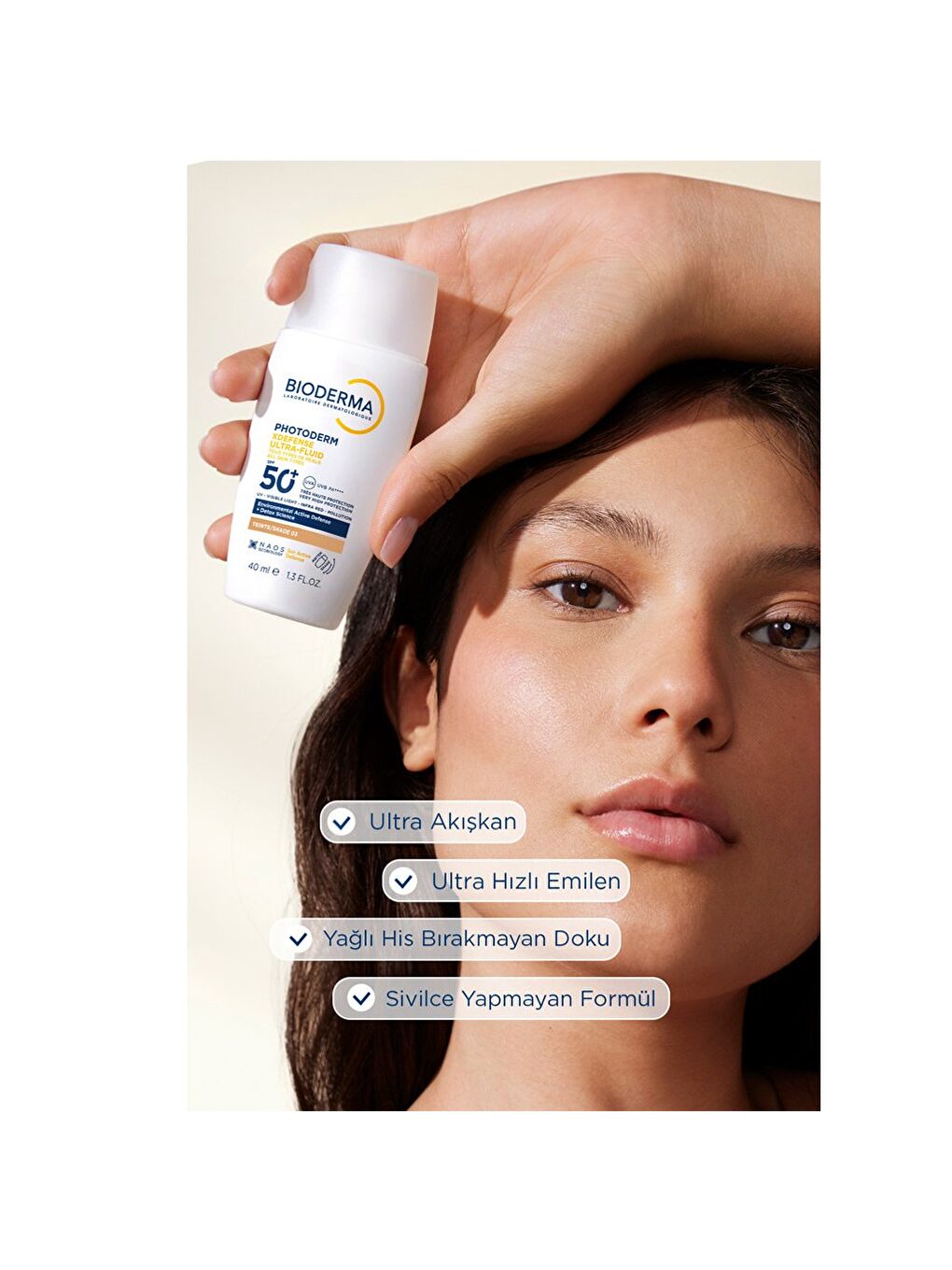 Photoderm XDefense Spf50+ Tüm Cilt Tipleri Antioksidan Etkili Renkli Güneş Kremi Golden 40-3