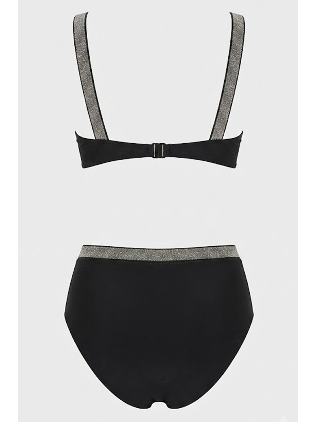 Simli Üçgen Bikini Takım 3220 Siyah-1