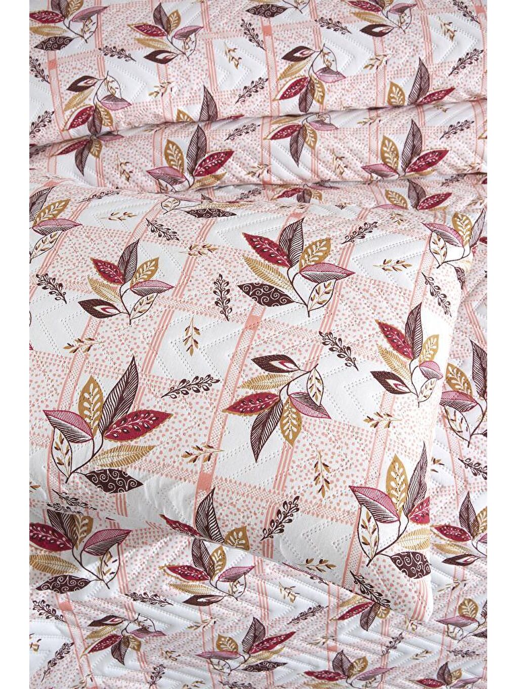 Karışık Ultrasonik Kapitoneli Zambak Çift Kişilik Yatak Örtüsü-7