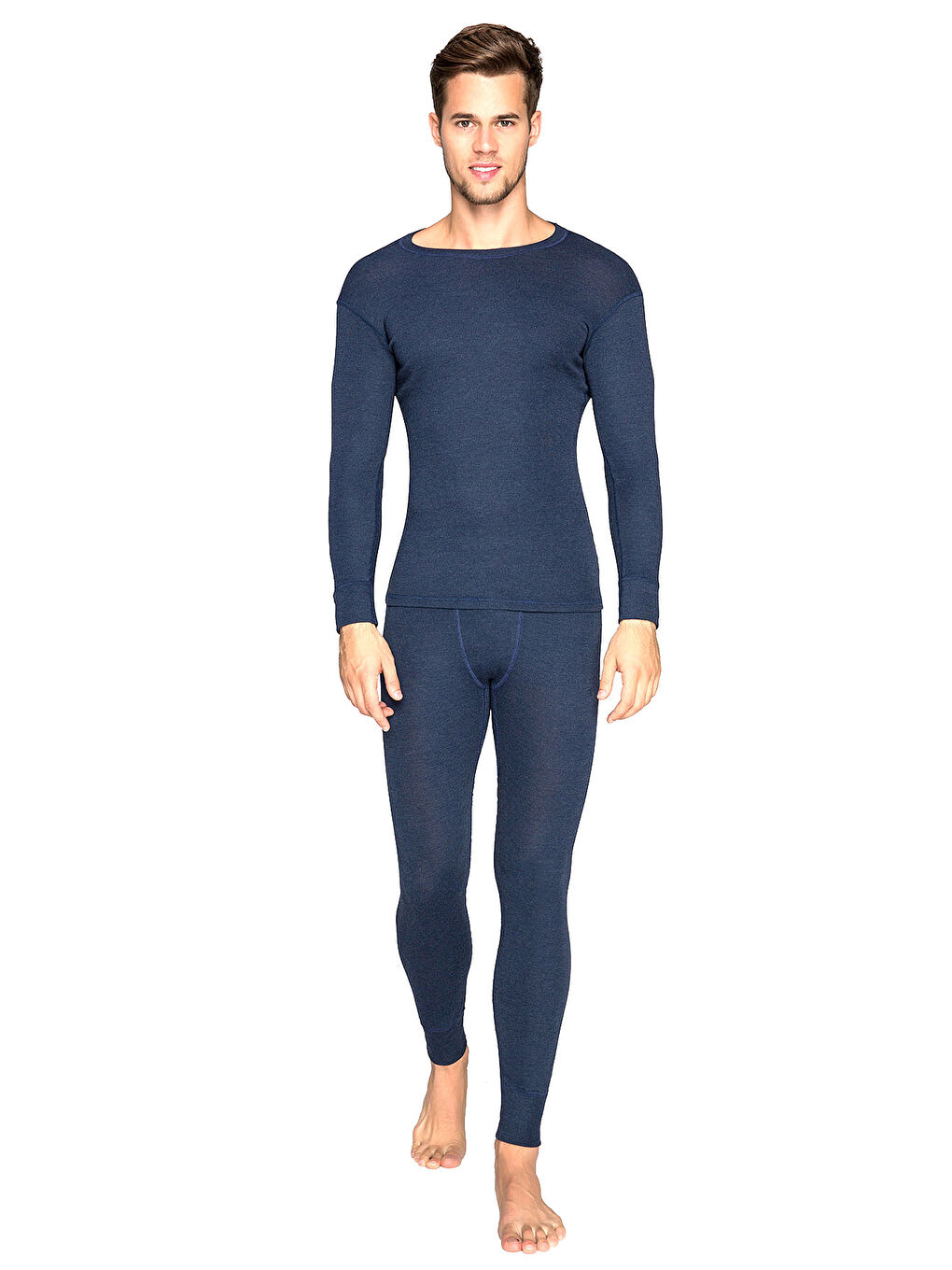 Lacivert Non Flame İçlik Set LACİVERT