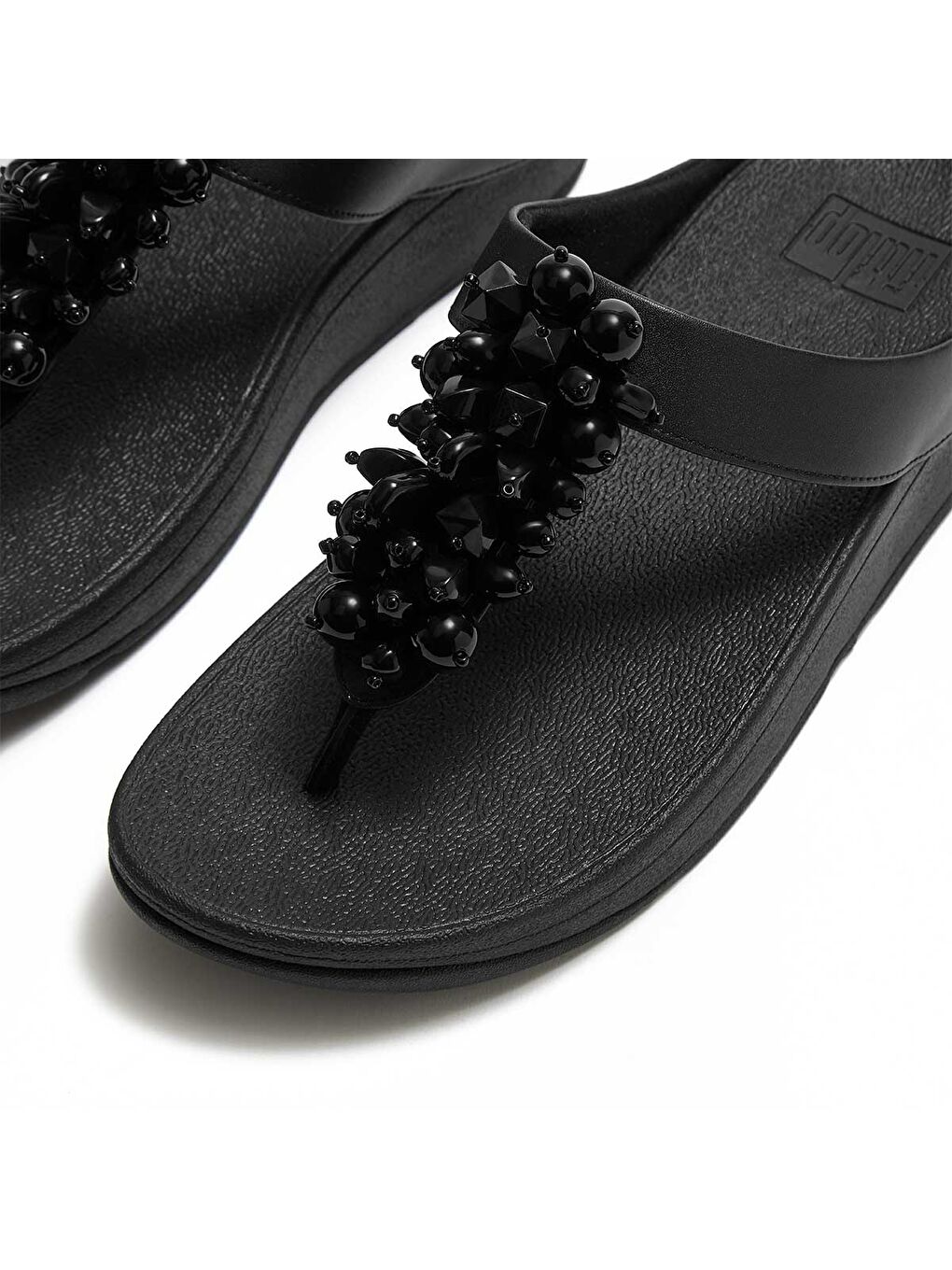 Kadın Siyah Rengi Parmak Arası Terlik-4