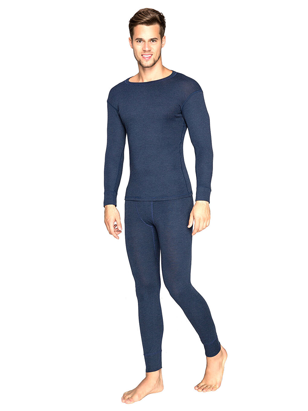 Lacivert Non Flame İçlik Set LACİVERT-1