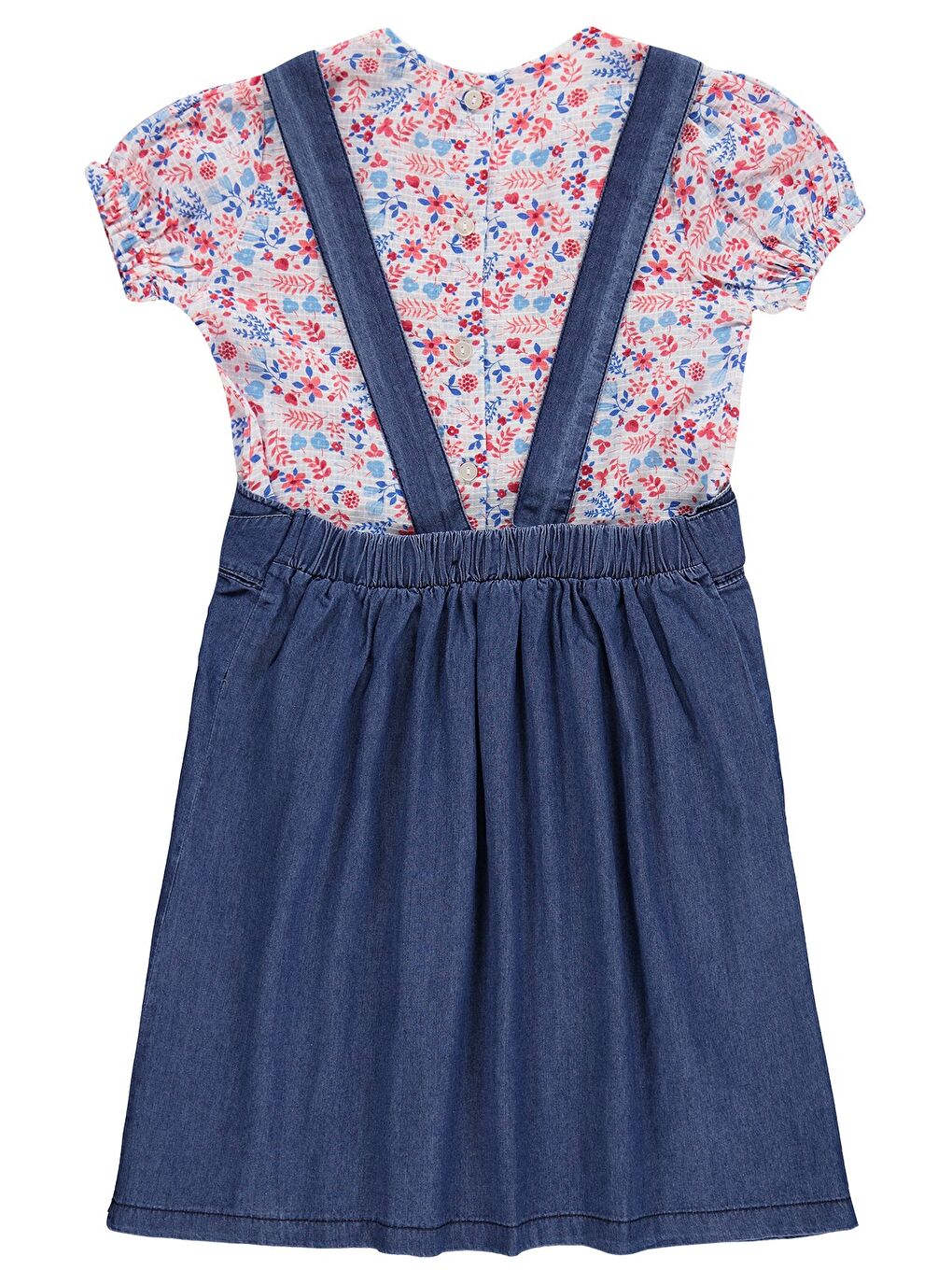 Kız Salopetli Takım - Mavi-2