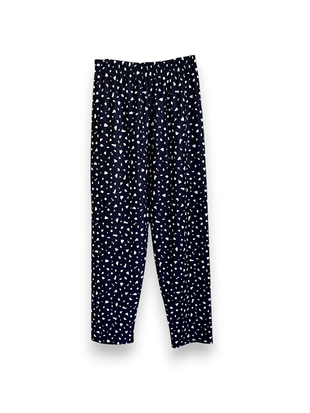 Formo Kadın Siyah Beyaz Desenli Süet Kaliteli Yumuşak Kışlık Pijama Altı