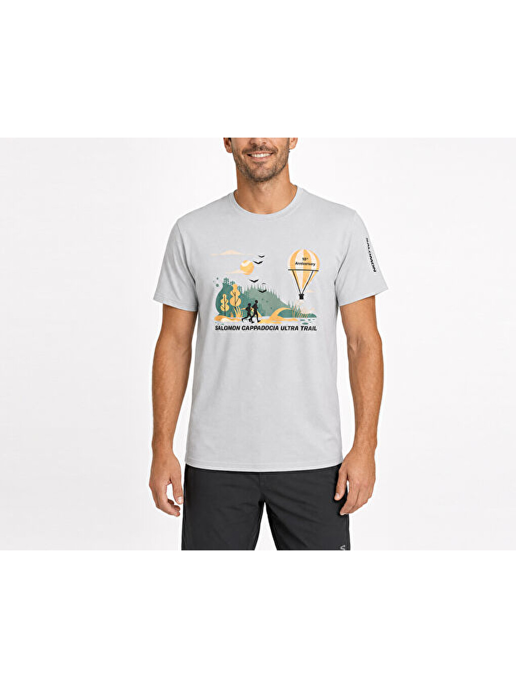 S Cut Anv Men Tee Erkek Günlük Tişört Slm25002-grı Yeşil-1